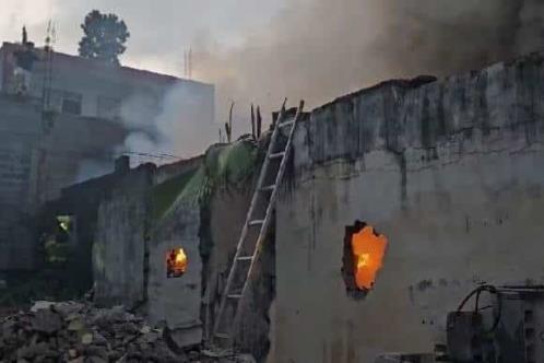 Se incendia domicilio en la Colonia Coyoacán